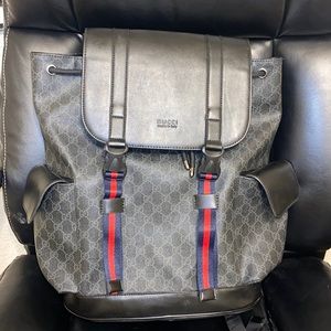 GUCCI black backpack PERFECT condition like brand new!